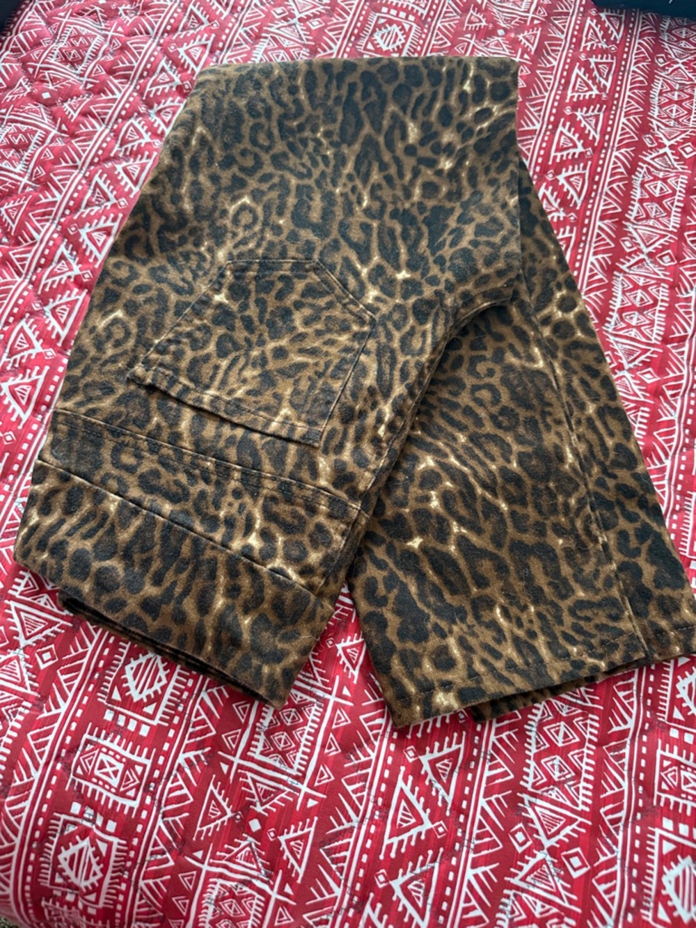 Westbound Leopard Print Leggings - Brown and Black. Excellent Condition.
